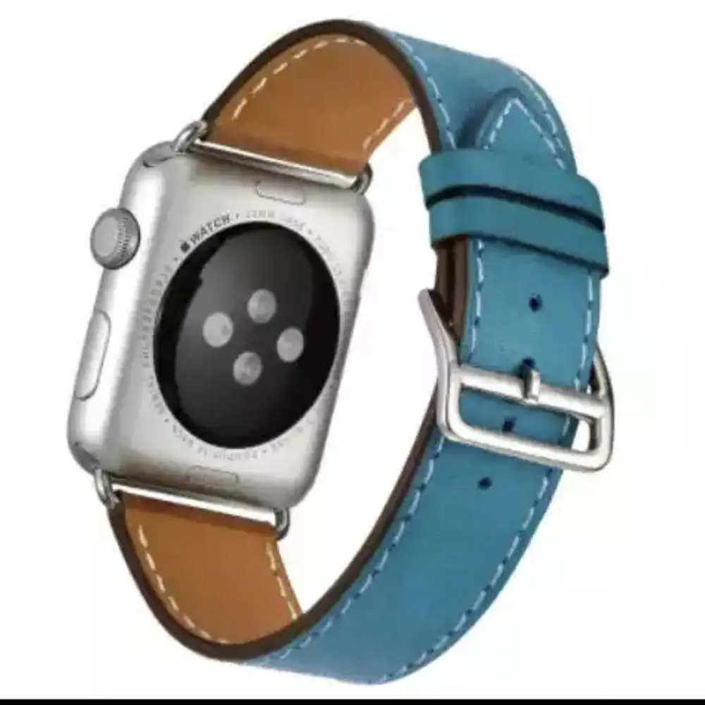 Ремешок из коровьей спилковой кожи для Apple Watch 4 38 мм 40 42 44 браслет часов ремешок