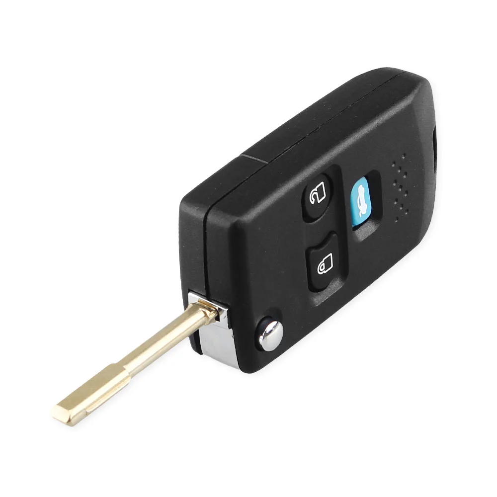 KEYYOU 3 кнопки модифицированный флип чехол для пульта дистанционного управления Ford