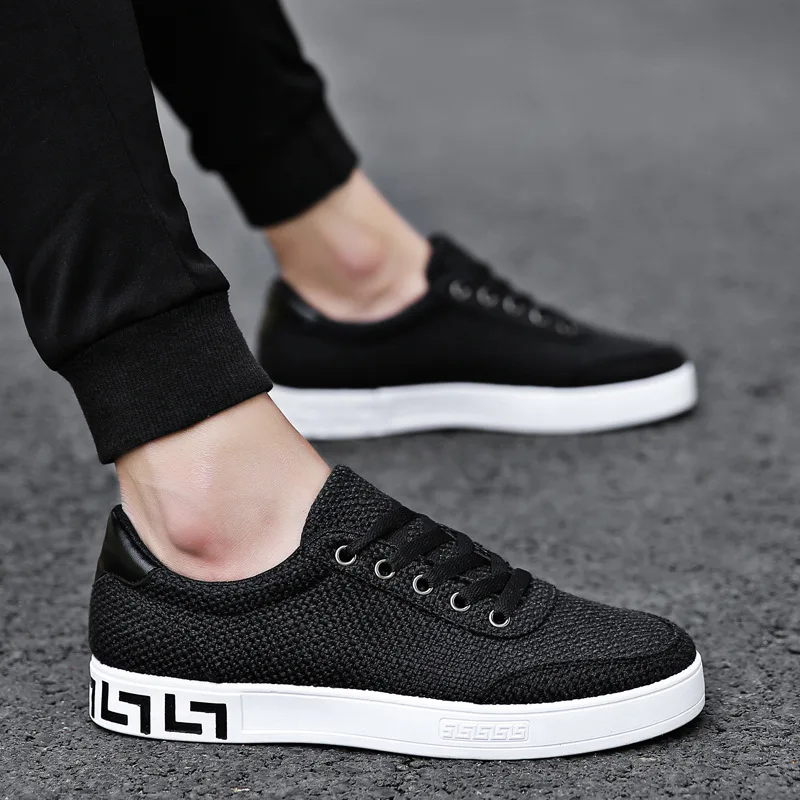 

Summer Men Mixed Colors Linen Shoes Teenager Students Sports Footwear AliExpress MEN'S SHOES