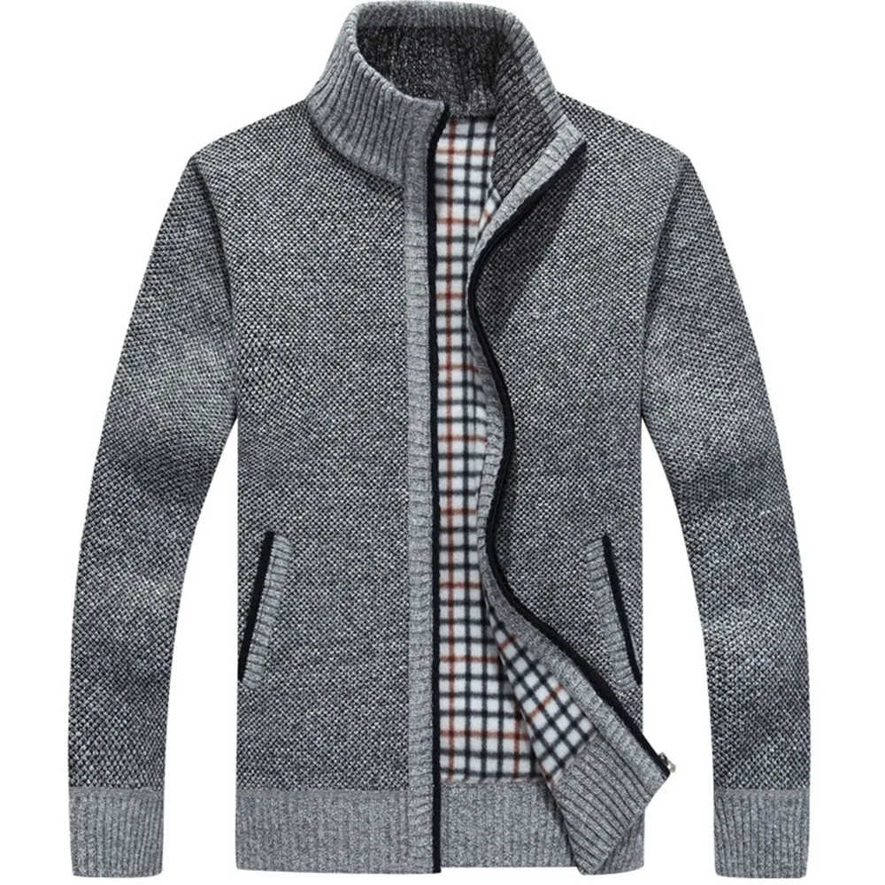 Men's Sweater Autumn Casual Stand Collar Slim Fit Zipper Comfortable Mens Warm Sweaters Standard Coat Men M-3XL Red Blue MWK002 Men's Sweater Autumn Casual Stand Collar Slim Fit Zipper Comfortable Mens Warm Sweaters Standard Coat Men M-3XL Red Blue MWK002