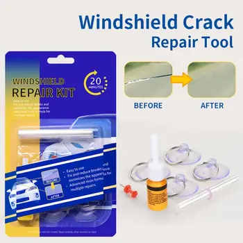 

DIY Car Windshield Repair Kit Tool Glass Windscreen Restore Repairing Tools Set Big Chip Crack Repairing Car Auto Kit