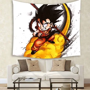 

Popular Anime Dragon Ball Z Painting Tapestry 3D Printing Tapestrying Rectangular Home Decor Wall Hanging 02