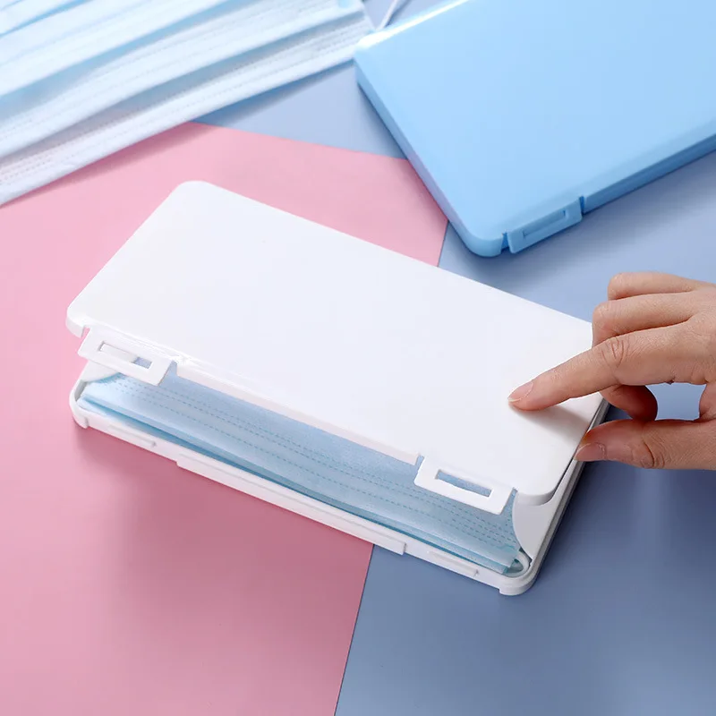 Portable Disposable Face Masks Container Storage Box