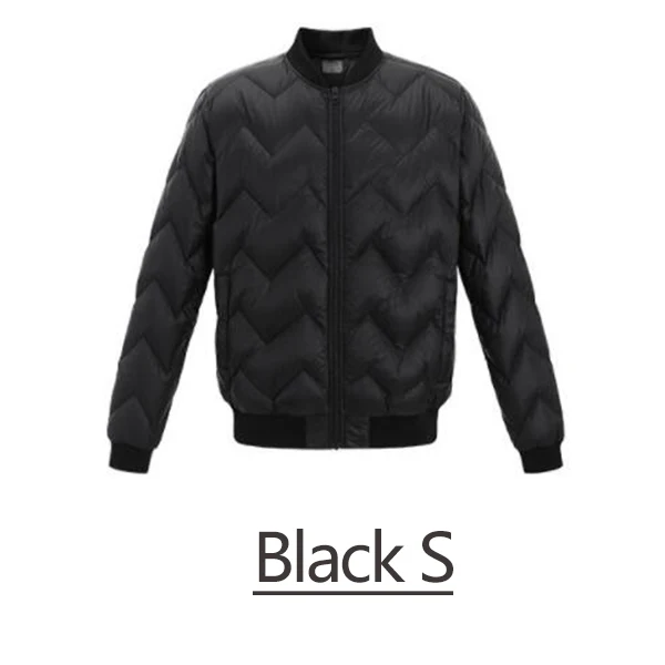 Black S Xiaomi Youpin Uleemark Man легкая куртка на гусином пуху мужская повседневная однотонная Модная стильная три цвета - Цвет: Black S