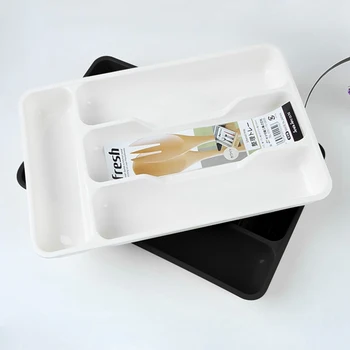 

Newest Portable Cutlery Storage Box Drawer Tray Spoon Knife Fork Cutlery Separation Storage Kitchen Practical Utensils Organizer