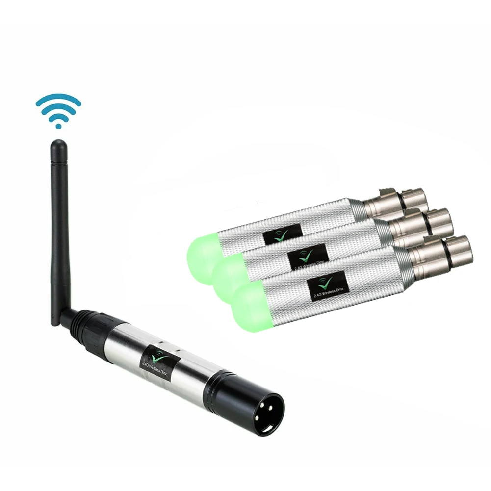 Беспроводной передатчик 2,4G профессиональное освещение приемник Дискотека DMX512 Стабильный металлический сигнал отправка контроллер связи консоль