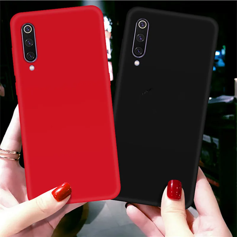 Funda силиконовый матовый чехол для Xiaomi mi Note; размеры 9 и 10 se A3 lite 9T Pro cc9 cc9e Red mi K20 Note 8t 7 8 Pro 8A 7A Мягкий ТПУ чехол Обложка