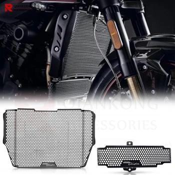 

For Triumph Speed Triple 1050 RS S 2016-2020 2017 2018 2019 Motorcycle Accessories Radiator Guard Oil Cooler set With logo