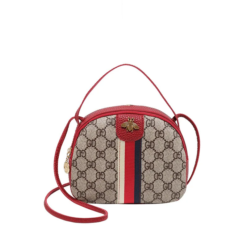 

Korean-style Printed Contrast Color Small Bee Phone Bag 2019 Summer New Products Crossbody/shoulder Bag Bag