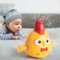 Pollo eléctrico para caminar con luces y música, Juguete Musical para bebés, el mejor regalo para niños