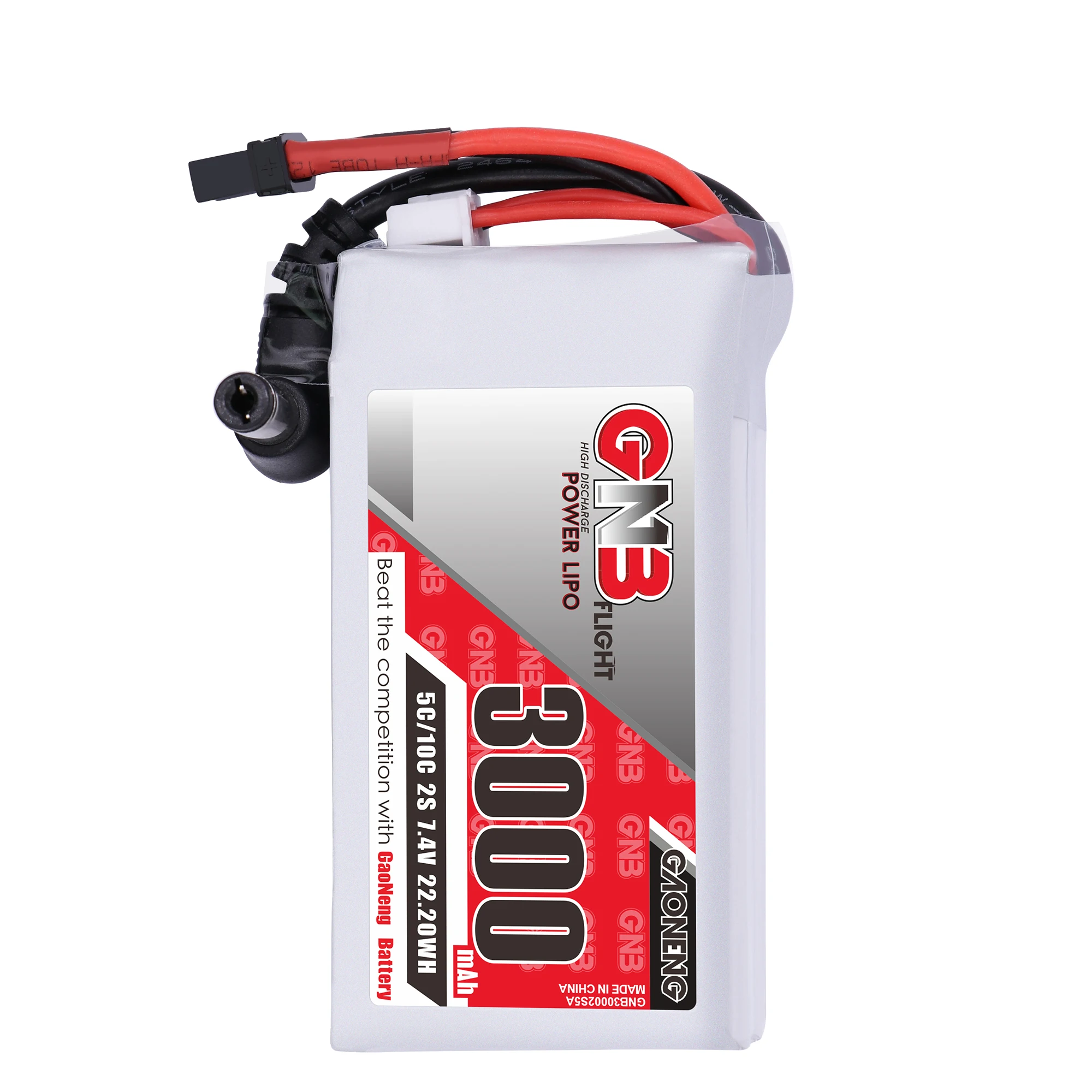 GAONENG GNB 3000mAh 2S1P 7,4 V 5C/10C Lipo батарея индикатор питания для Fatshark Доминатор Skyzone Aomway FPV очки RC Дрон