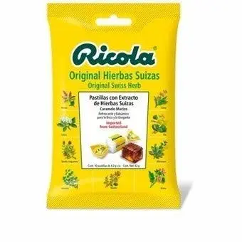 

RICOLA CARAMELOS HIERBAS SUIZAS, 70 GR (PACK 4 BOLSAS)