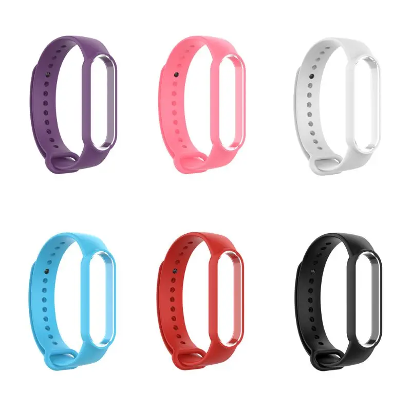 Силиконовый мягкий сменный спортивный ремешок для смарт-браслета Xiaomi Mi Band 5 |