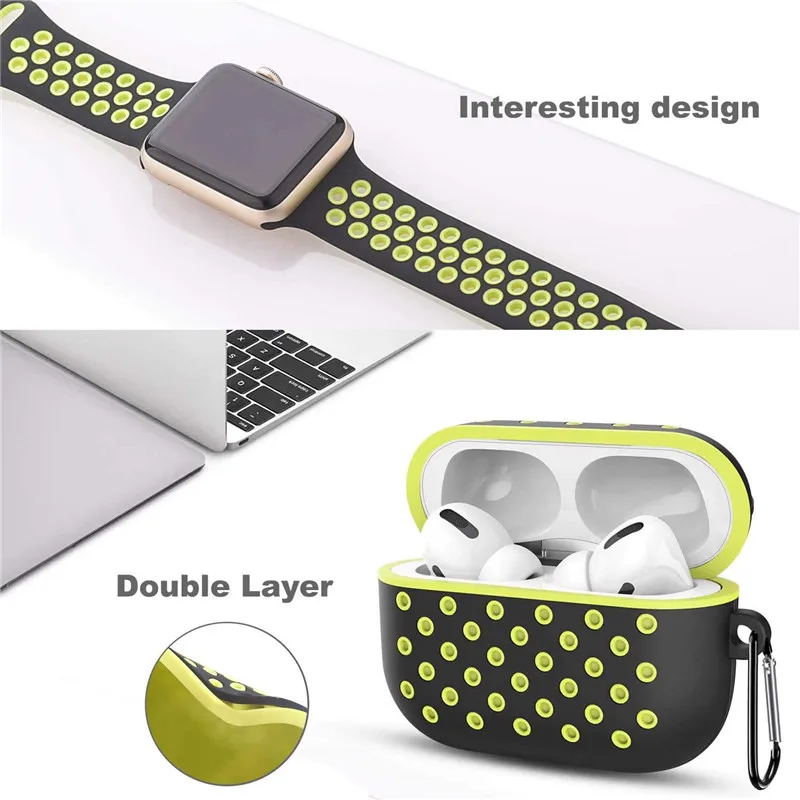 Airpods Case Cover Silicone Cover for Airpods Pro 2 1 Case Earphone Protector for Nike Airpod2 Acessories cover with keychain earphone case airpods case cover silicone case cover