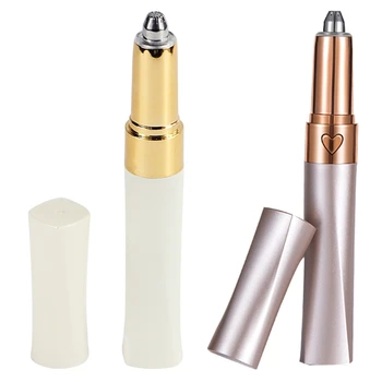 

USB Electric Eyebrow Trimmer 360 Degree Quick Trim Painless Eye Brow Epilator D5BF