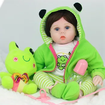 

JULY'S SONG 53CM Reborn Baby Dolls Adorable Lifelike Baby Reborn Dolls Toys For Girls Cloth Body Soft Gift For Kids