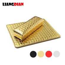 1 комплект искусственная кожа моющийся дизайн ногтей ручная Подушка для отдыха держатель подушки и коврик маникюрный салонный набор аксессуары инструмент