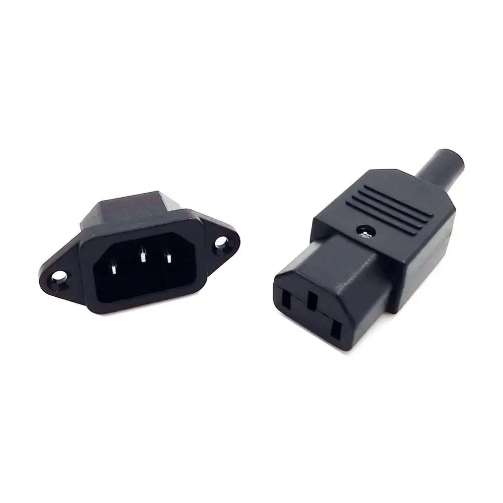 Full set DC Plug Jack 220V DC/AC power jack terminal 3pin AC/DC plug ...