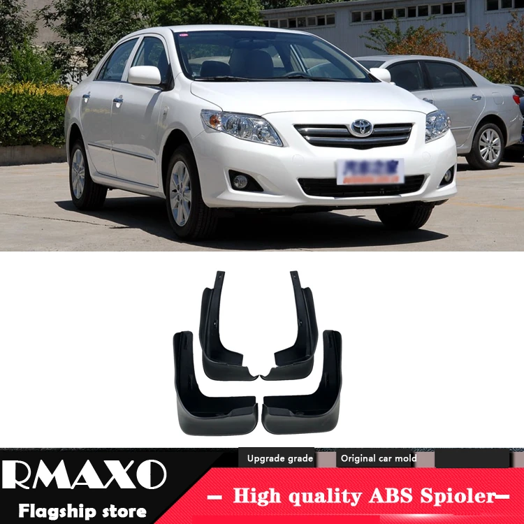 For Toyota Corolla 2007 2013 Mudflaps Splash Guards Front With The Color And Rear Mud Flap Mudguards Fender Modified Special Mudguards Aliexpress