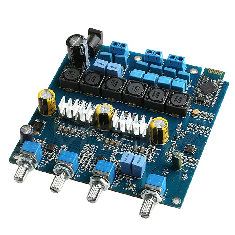 Плата цифрового усилителя мощности TPA3116 2 1 50 Вт x2 + 100 высокой Bluetooth 4 0 Класса D |