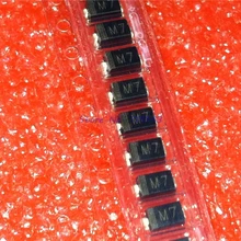 100 шт./лот диод M7 1N4007 SMD 1A 1000V IN4007 с выпрямительным диодом на