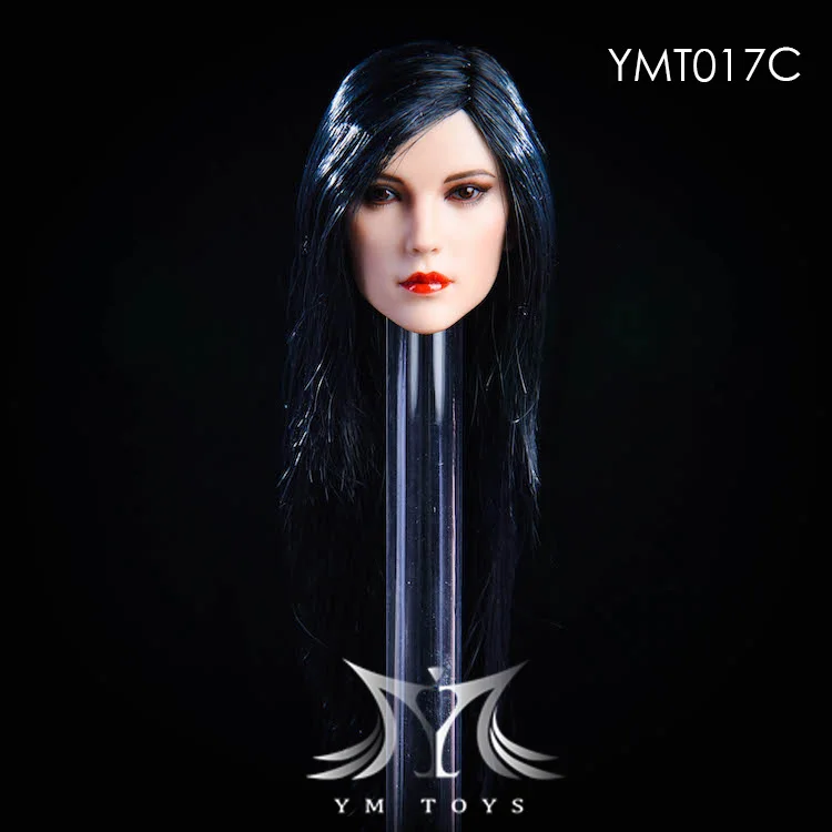 C YMT017 1/6 Красивая Европейская женская голова Li Sculpt жажда модель для 12 ''Suntan фигурка тела - Цвет: C