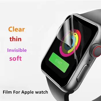 

Hydrogel Film For Apple Watch 5 4 44mm 40mm Soft Full Screen Protector Clear Film cover iwatch 42mm 38mm iWatch series 3 2 1