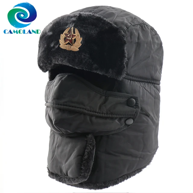 Cagoule Imperméable pour Homme et Femme, Chapeau de Bombardier Thermique  Russe, Casquette de Neige Militaire pour html et Ski - AliExpress