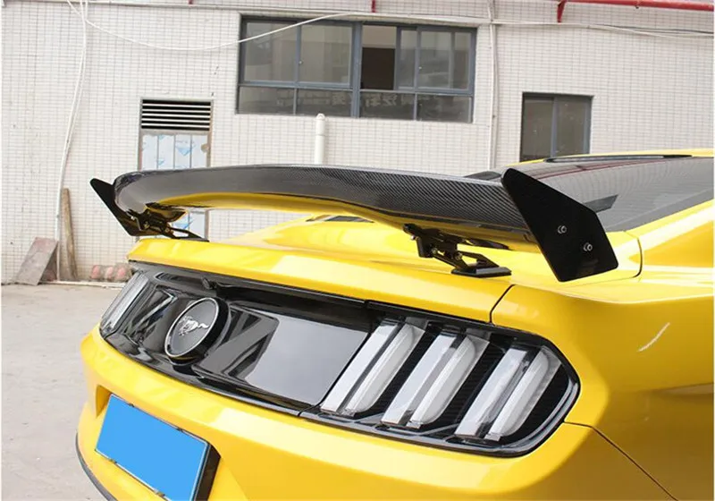 Высокое качество углеродного волокна заднее крыло багажника спойлер для FORD MUSTANG APR GT стиль