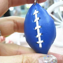 Мини регби-брелок из натуральной кожи регби брелок регби подвеска специальное предложение