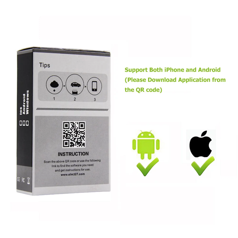 Elm327 Wifi OBD Автомобильная диагностика Авто сканер V1.5 Elm 327 Wi-Fi Авто диагностический сканер OBD2 Wifi для автомобиля для IOS и Android