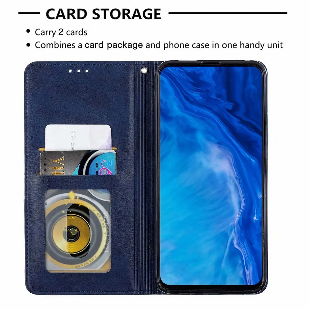Роскошный чехол из искусственной кожи для Xiaomi Redmi 7 Note 7, держатель для карт, Магнитный защитный чехол для Xiaomi Redmi 7A K20 Pro, чехол
