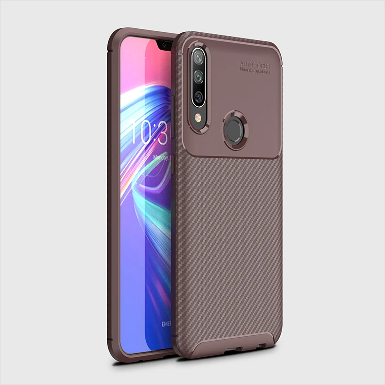 Чехол-бампер для ASUS ZenFone Max Shot ZB634KL Max Plus M2 силиконовый мягкий чехол A001D A001DA Матовые чехлы ZB 634 KL ZB634 634KL - Цвет: Coffee