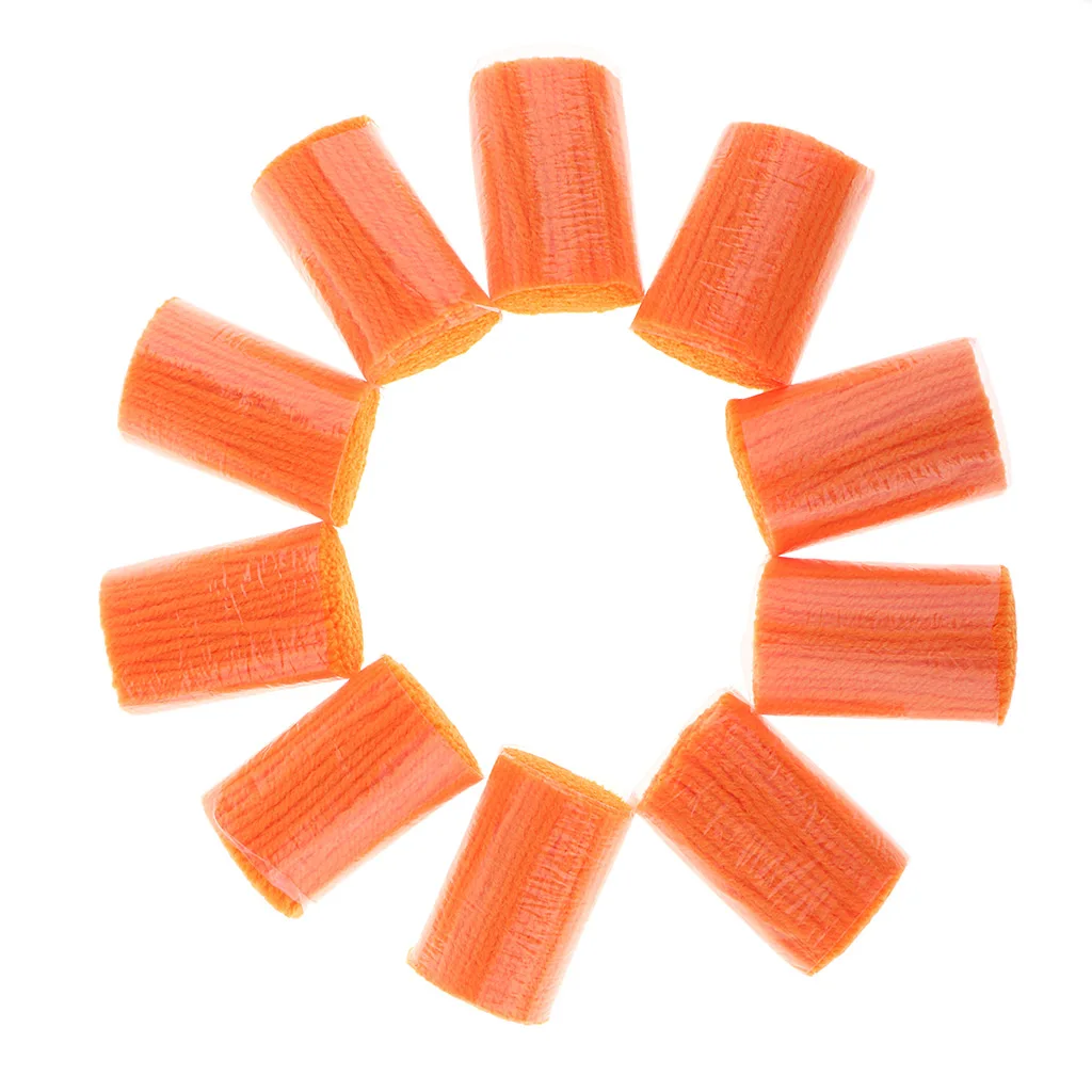 10 Pieces of Knotting Wool Acrylic Thread for Knotted Carpet, Each Thread Length: Approx. 6 Cm