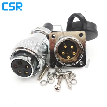 

WF20 series Waterproof Connector 5 pin Female Plug and Male Socket IP67 High Quality power waterproof electrical connector