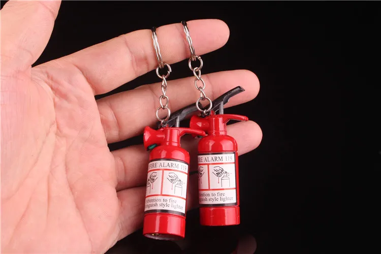 Unusual Fire Extinguisher Gas Lighter Cigarette Lighters Smoking Accessories Gadgets for Men Outdoor Waterproof Camping Lighter