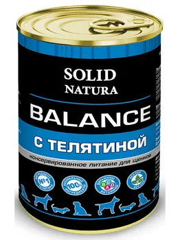 

Solid Natura balance veal for puppies 0,34 kg 15 PCs