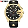 CURREN Men’s Quartz Reloj Hombres Leather Waterproof Fashion Wrist Watch