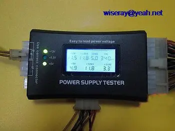 

DHL/EMS 10pcs ATX power supply tester computer power failure detection LCD Power Testers-A7