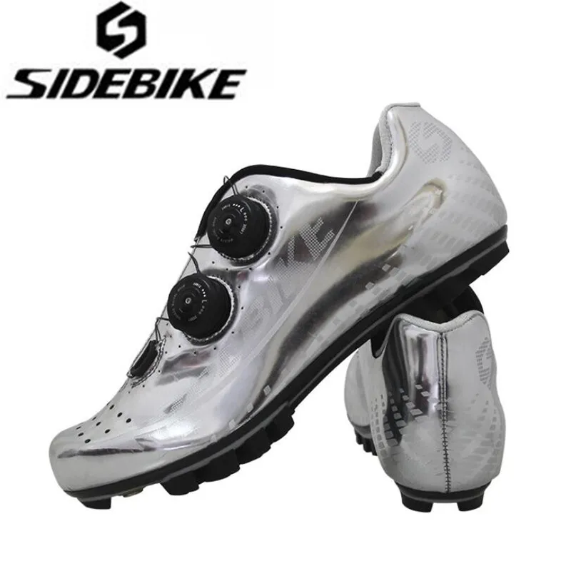 SIDEBIKE MTB углеродный Велосипеды обувь Платформа, для езды на велосипеде в виде очков для мужчин гоночный велосипед Сверхлегкий самофиксирующаяся велосипедная спортивная обувь из дышащего материала