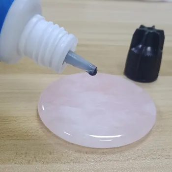 

Round Jade Stone Eyelash Glue Tray Pink Eyelash Glue Adhesive Pad Bracket Eyelashes Glue Pad Holder for Eyelash Extension