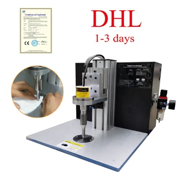 

35khz ultrasonic sewing machine 1000w non-woven fabric ear strap spot welding machine ultrasonic automatic spot welder