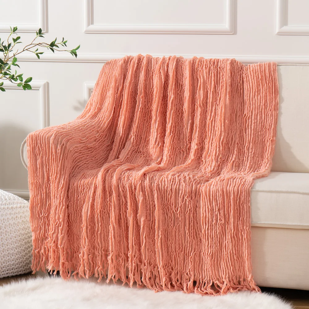 Battilo 100 Acrylic Blanket Individual Design Super Soft Solid With