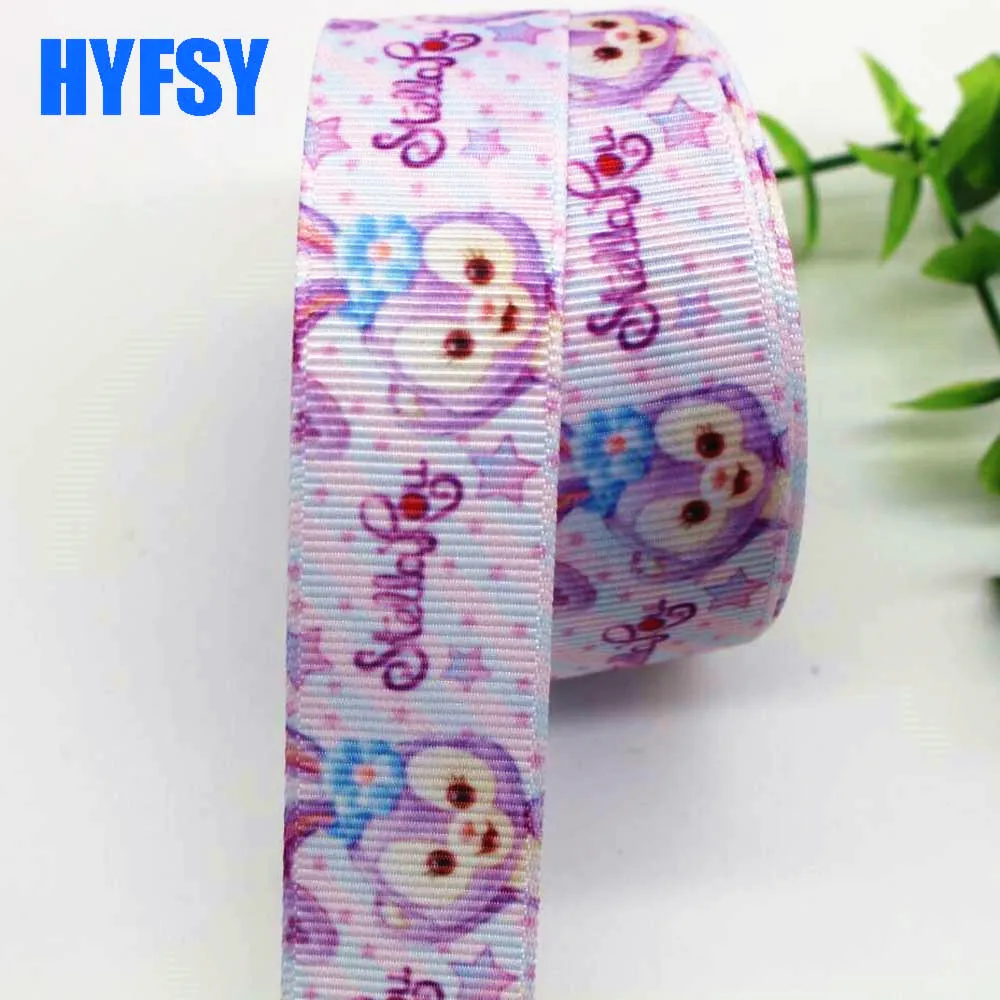 22/25/38 мм, с рисунком, с тесьмой и 10 ярдов DIY ручной работы заколки для волос с бантом Grosgrain ленты - Цвет: 25mm