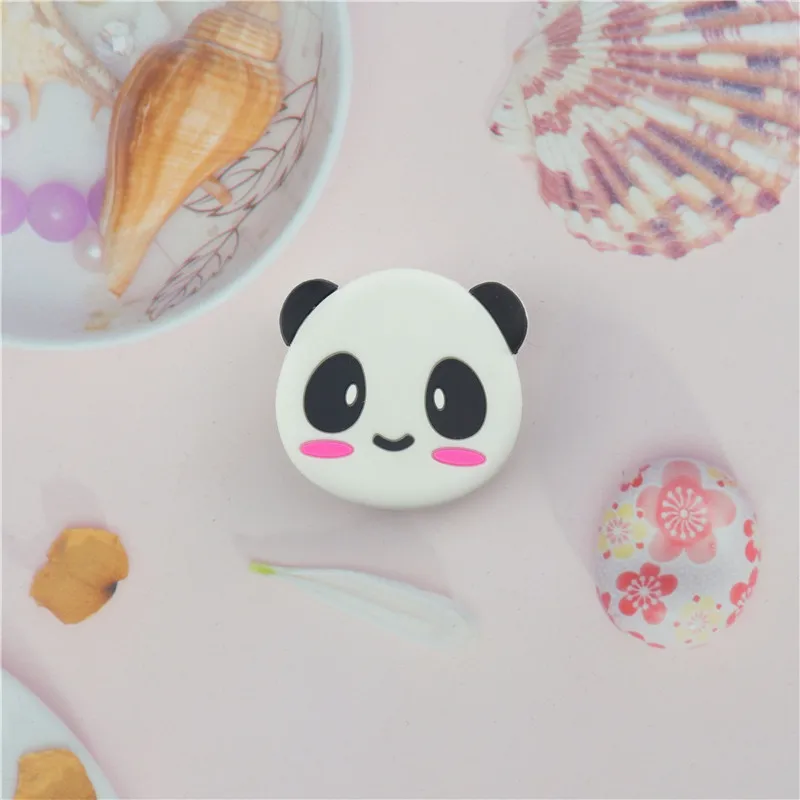 Luxury Cute Cartoon Animal Support Mobile Phone Extension Frame Finger Bracket Rabbit Panda Universal Fold Mobile Phone Bracket