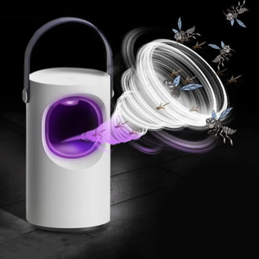 LED Electric Mosquito Killer Lamp Indoor Insect Repellent UV LED Photocatalyst Light Bug Zapper Insect Physical Catcher