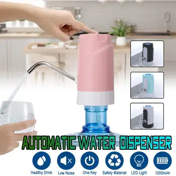 

Electric Water Dispenser Smart Wireless Water Treatment Pump Portable Gallon Drinking Bottle Switch USB Charging For Home Office