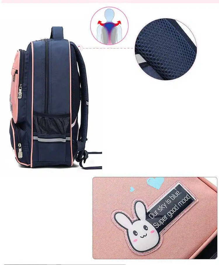 Подростковый брендовый рюкзак для женщин от 1 до 6 лет с буквенным принтом на молнии, розовые школьные рюкзаки в консервативном стиле для подростков, Mochilas, сумки для книг