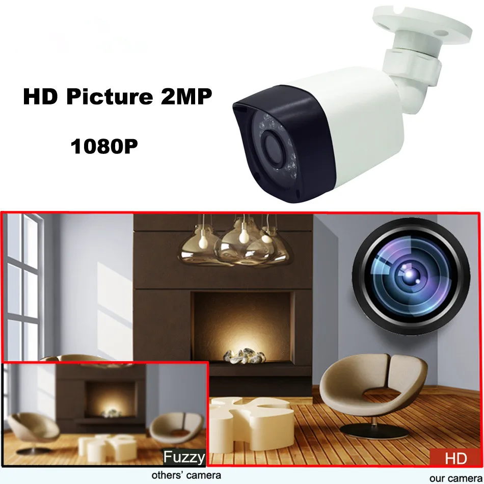 1080P камера видеонаблюдения AHD CCTV с высоким разрешением ИК s PAL NTSC наружная