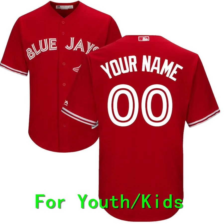 For Youth Kids Персонализированные A+++ хорошее качество Toronto на заказ любое имя и номер для мужчин женщин молодежи детей Джерси - Цвет: For Youth Kids